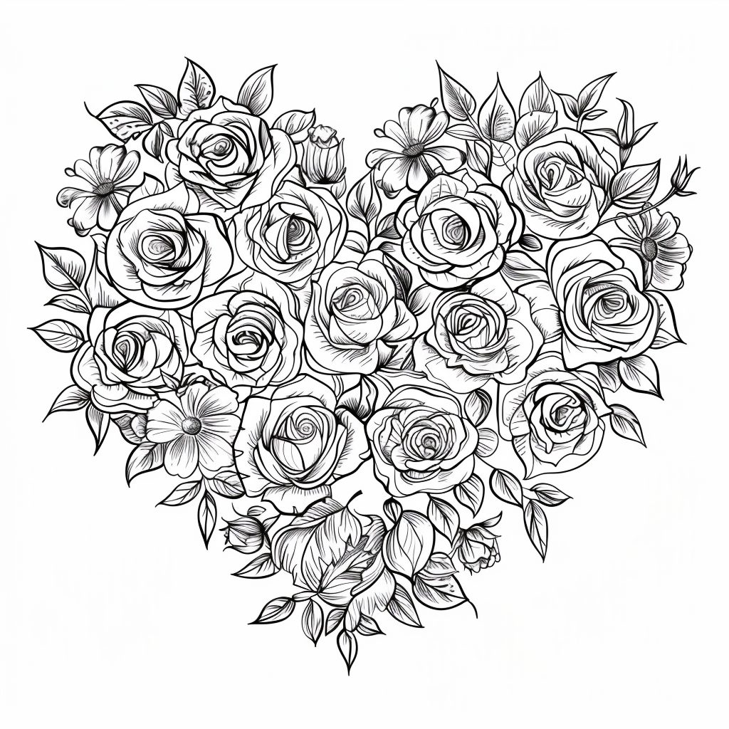 Floral Heart Garden