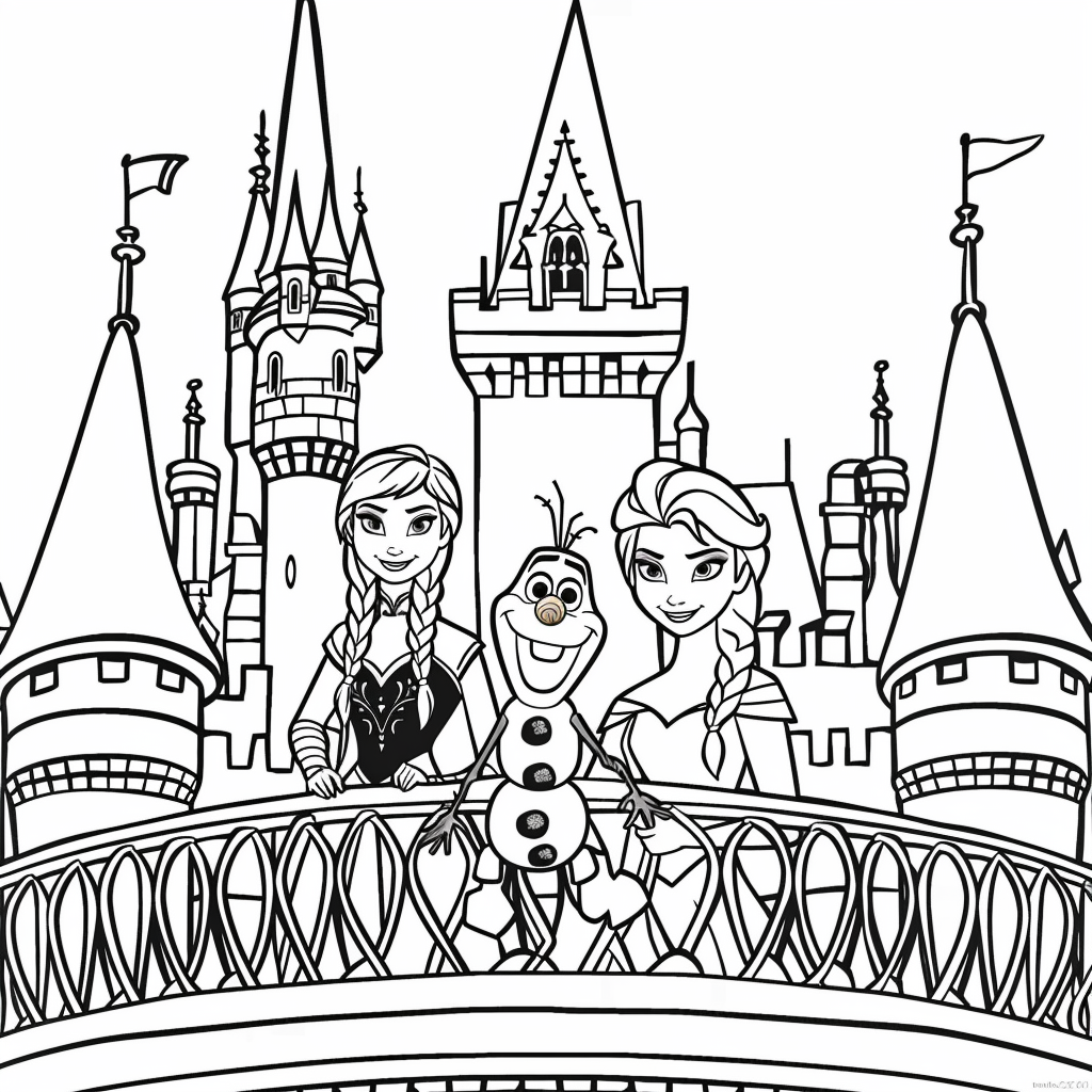 Frozen Castle Balcony Scene