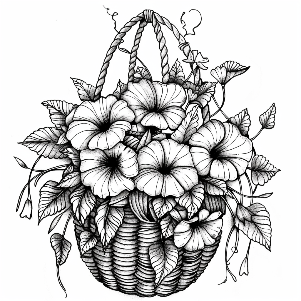Hanging Floral Basket